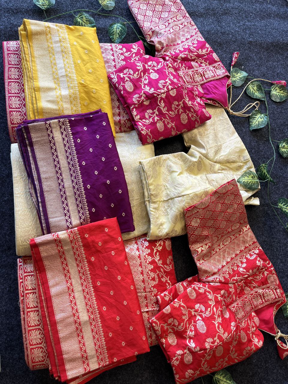 Pattu Style Premium Dola Silk Lehenga Set with Zari Weaving