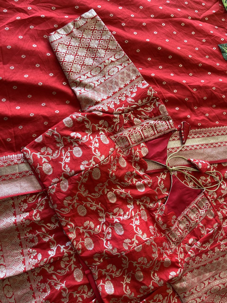 Pattu Style Premium Dola Silk Lehenga Set with Zari Weaving