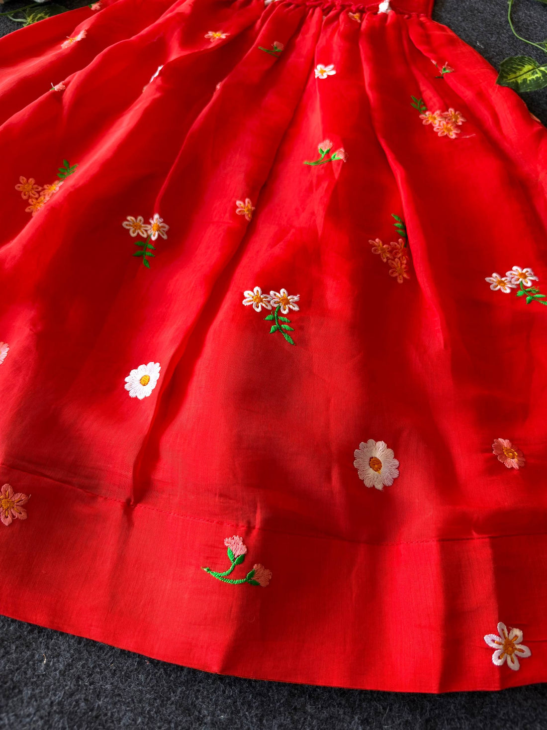 ✨ Blossom Breeze – Kids Designer Gown ✨