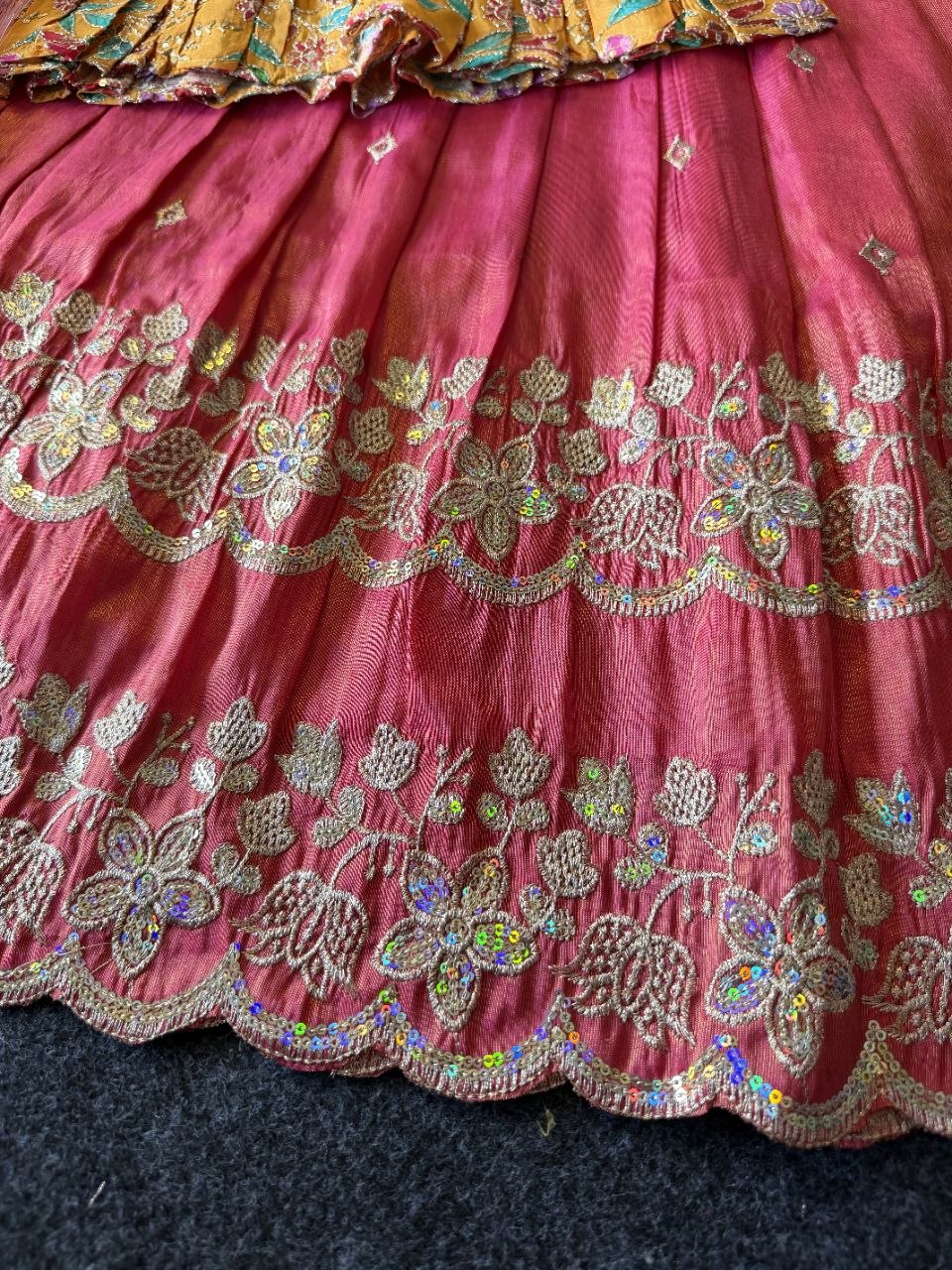 ✨ Little Bloom Princess – Kids Gown with Designer Coat ✨