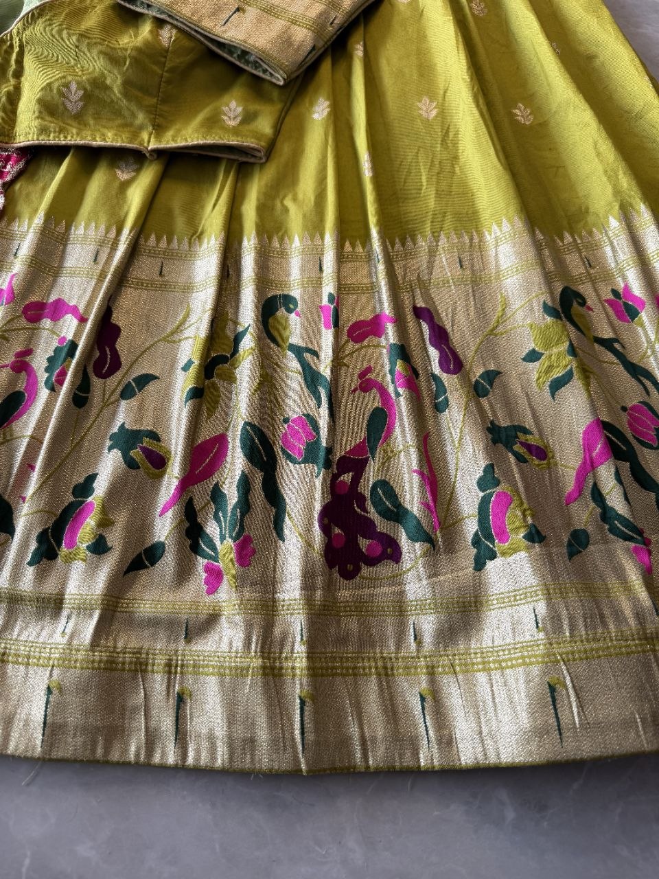 ✨ Paithani Half Saree Lehenga – Timeless Festive Elegance ❤️