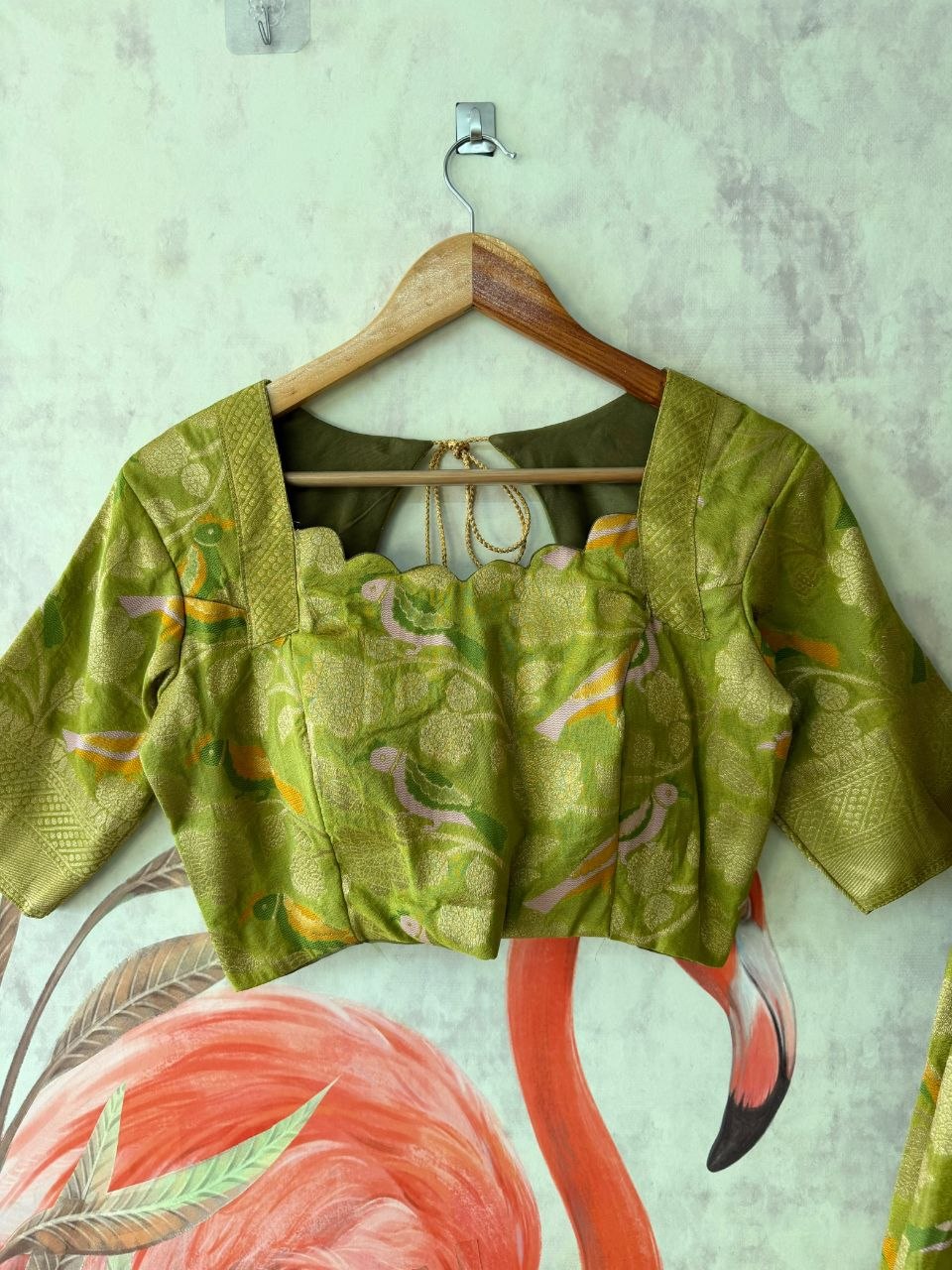 🕊️❤️ Bird Theme Lehenga | Where Craft Meets Poetry