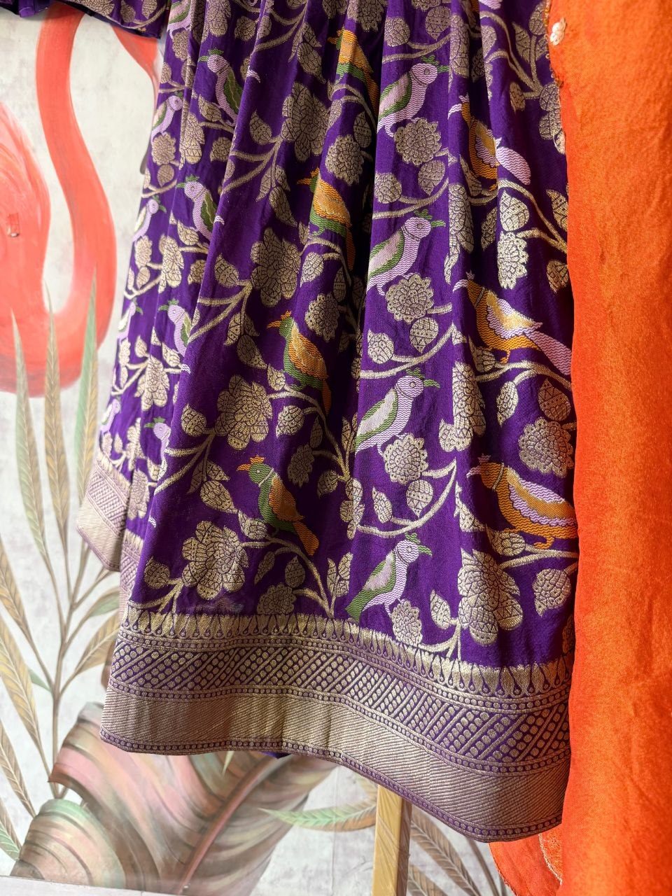 🕊️❤️ Bird Theme Lehenga | Where Craft Meets Poetry