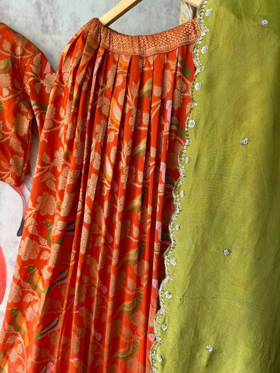 🕊️❤️ Bird Theme Lehenga | Where Craft Meets Poetry