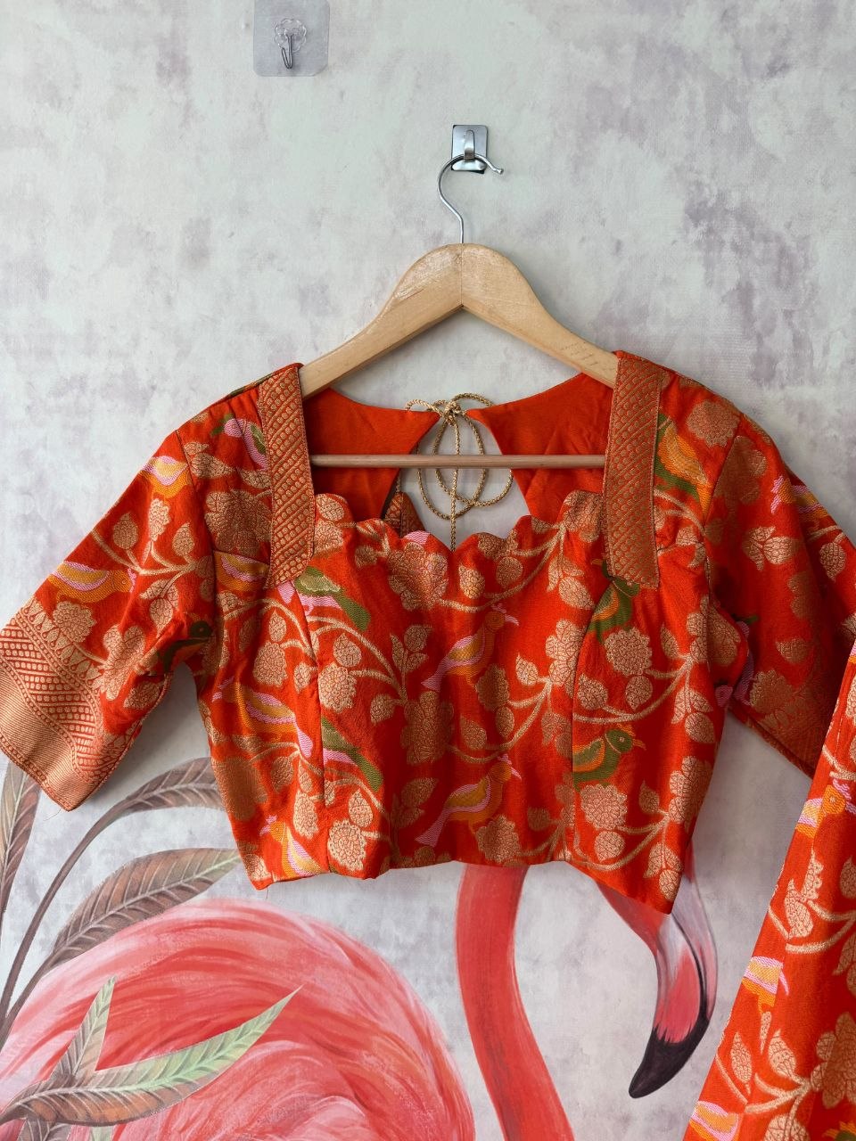 🕊️❤️ Bird Theme Lehenga | Where Craft Meets Poetry