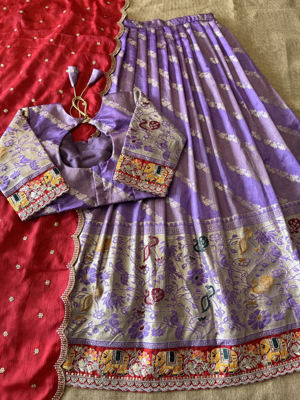 😍 Paithani Weave Royale – Designer Lehenga Set ✨