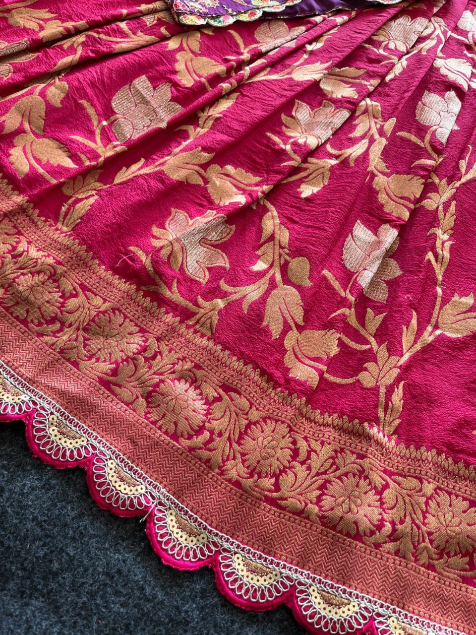 ✨ Khadi Elegance Layer – Kids Gown with Coat Set ✨