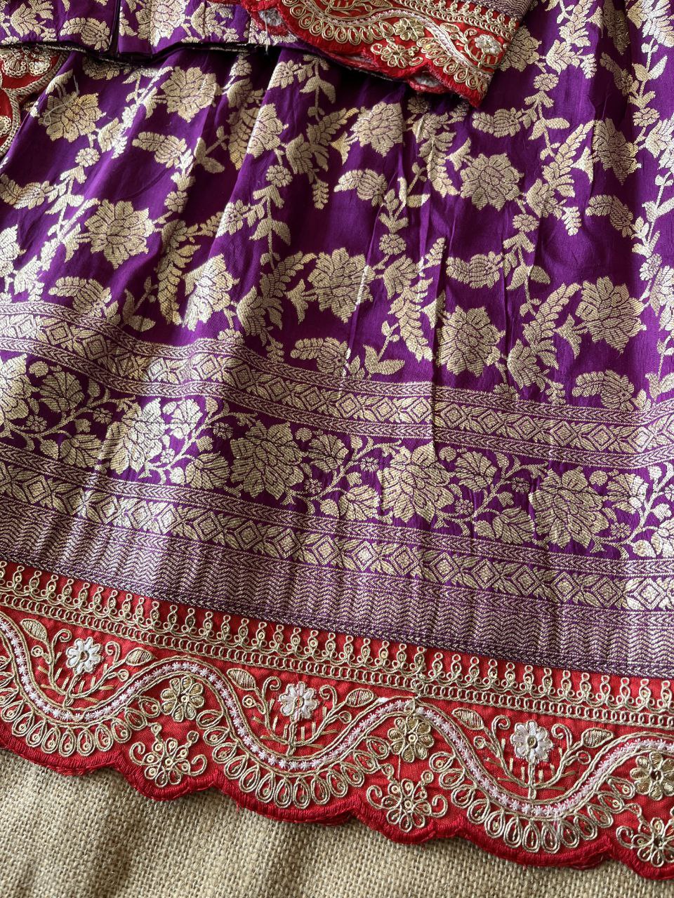 ✨ Zari Weave Elegance – Designer Lehenga Set ✨