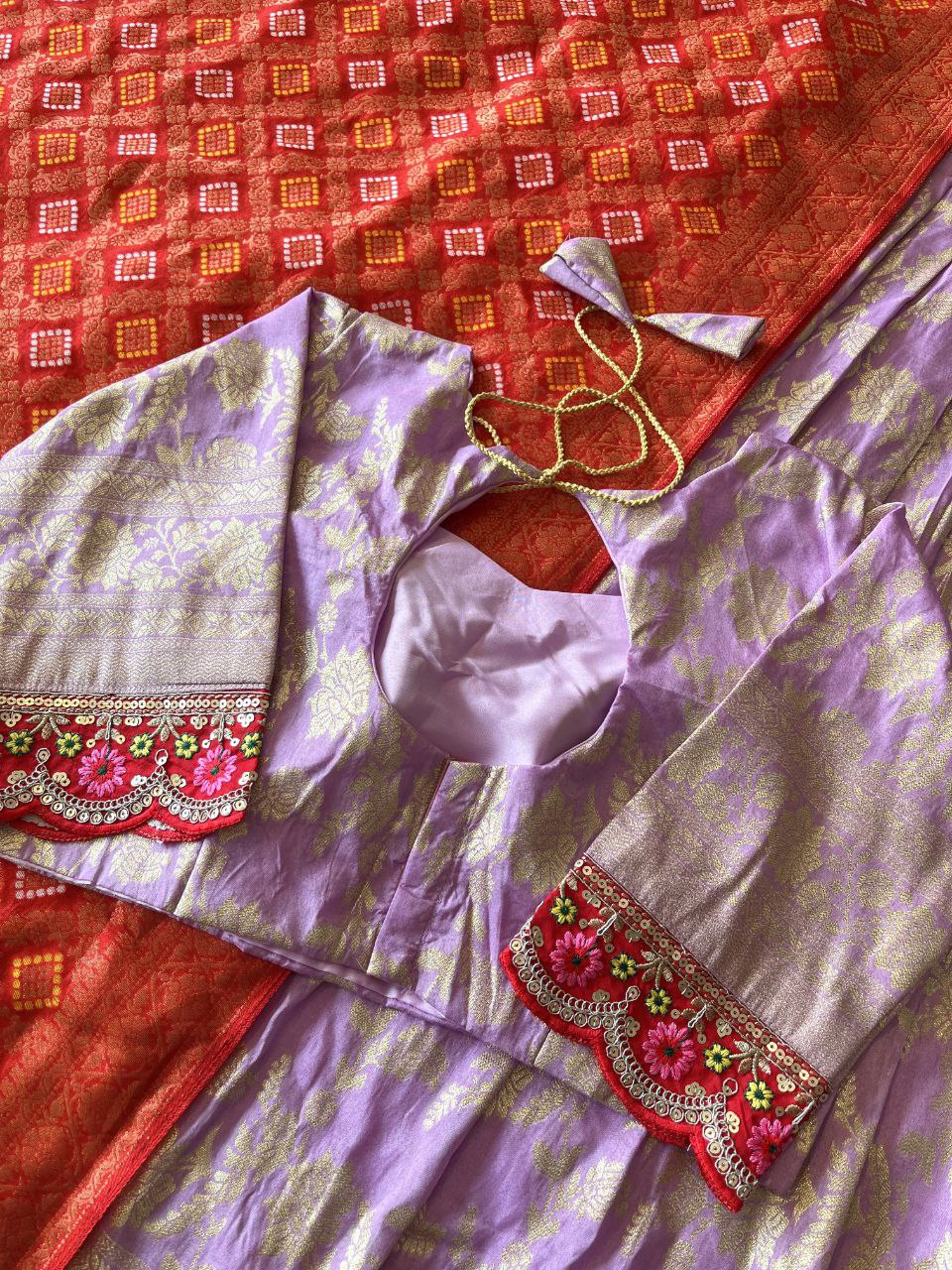 ✨ Zari Weave Elegance – Designer Lehenga Set ✨