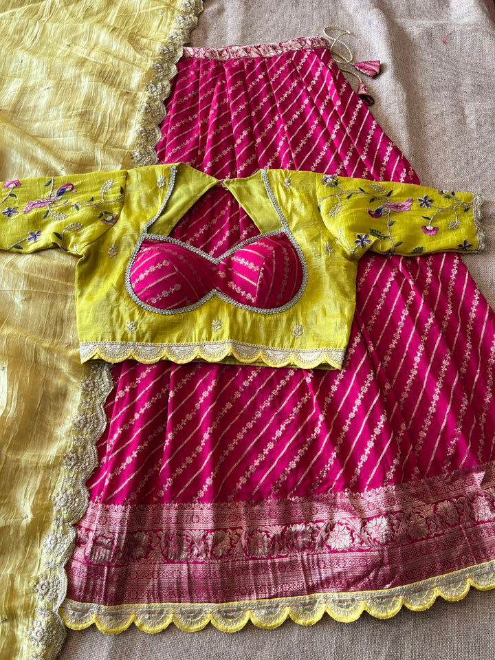 ✨ Khadi Zari Luxe – Designer Lehenga Set ✨