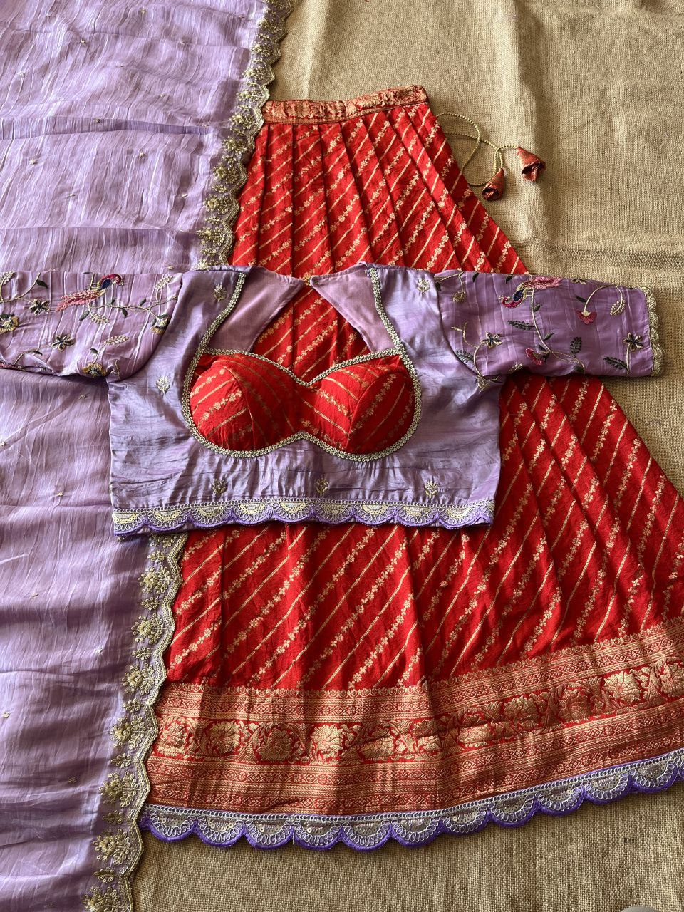 ✨ Khadi Zari Luxe – Designer Lehenga Set ✨