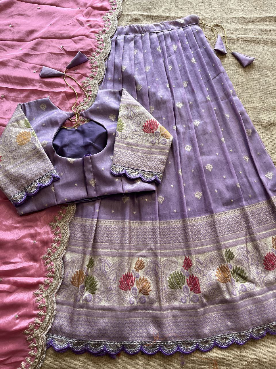 🪷 Lotus Royal Elegance – Designer Lehenga Set 🪷