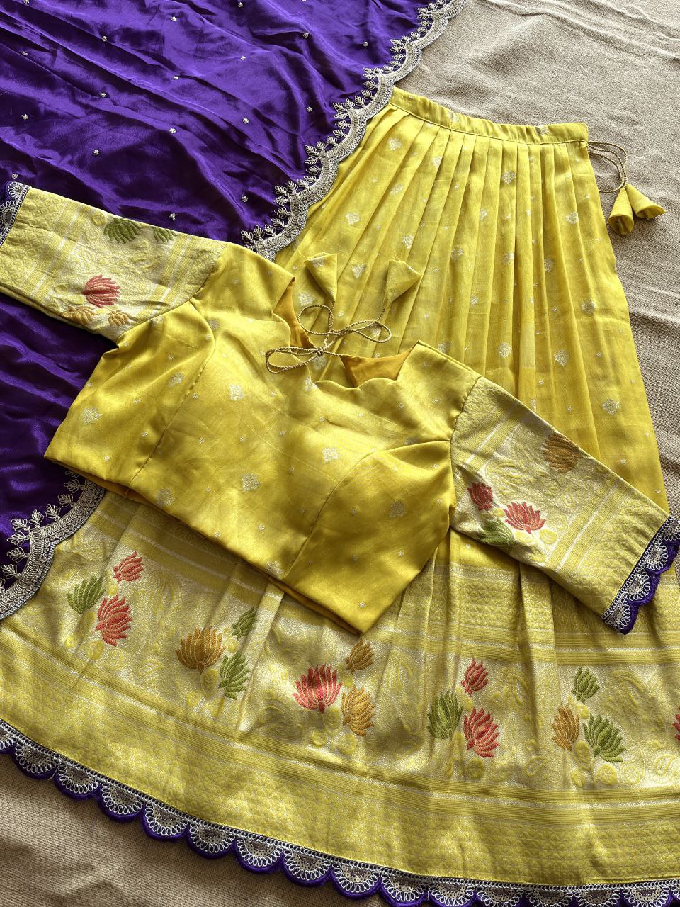 🪷 Lotus Royal Elegance – Designer Lehenga Set 🪷