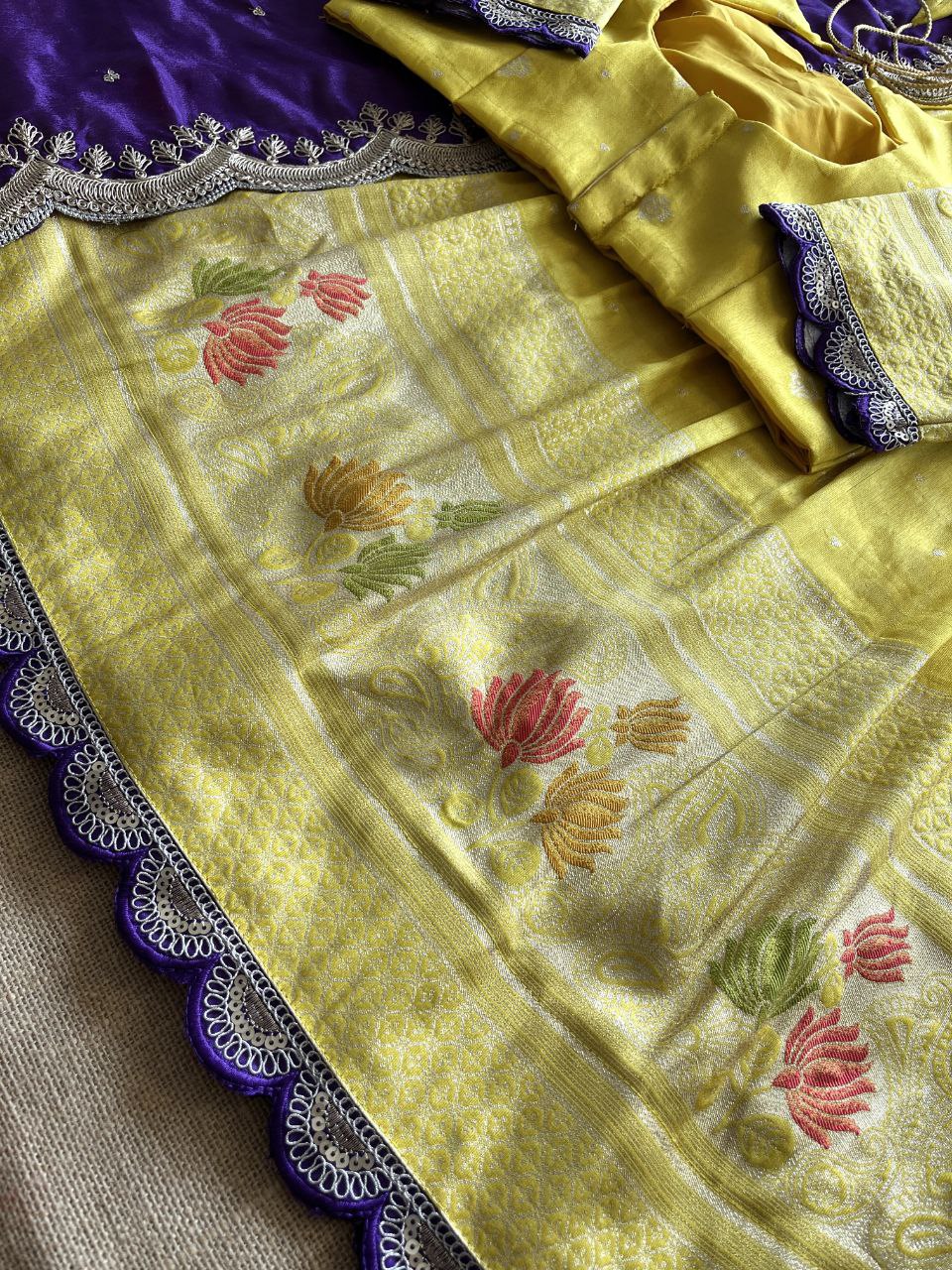 🪷 Lotus Royal Elegance – Designer Lehenga Set 🪷