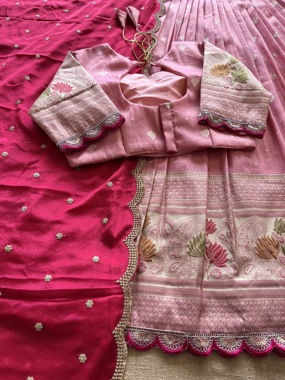 🪷 Lotus Royal Elegance – Designer Lehenga Set 🪷