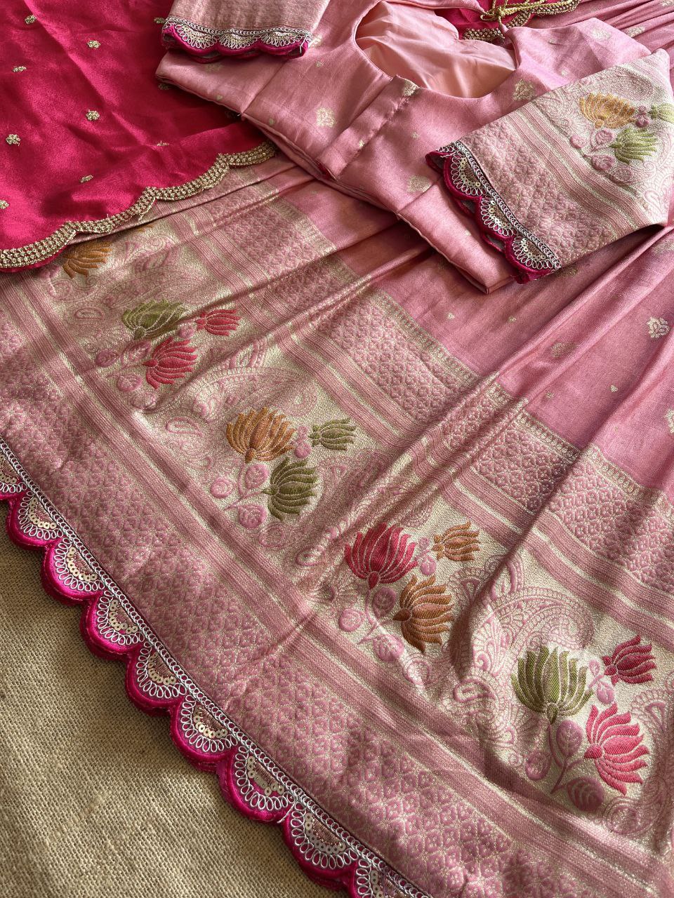 🪷 Lotus Royal Elegance – Designer Lehenga Set 🪷