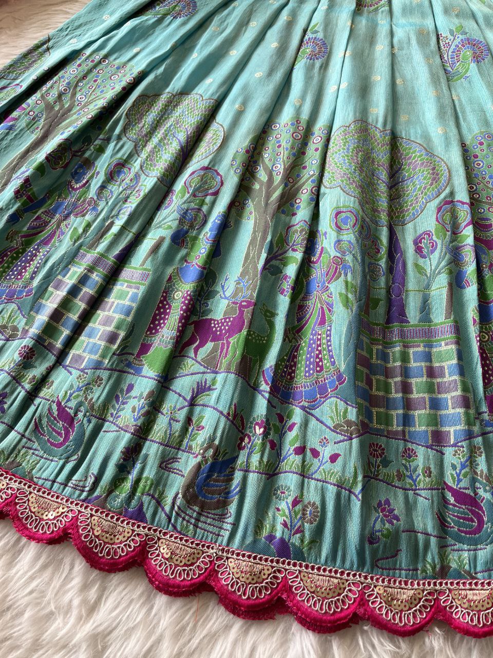 🌸 Panihari Royal Charm – Kids Designer Gown ❤️
