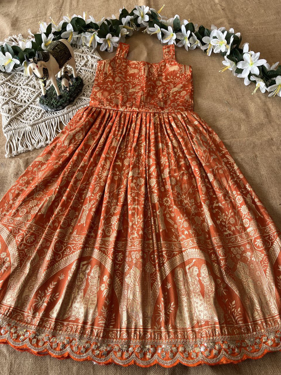 ✨ Scallop Grace Layer – Kids Gown with Coat Set ✨