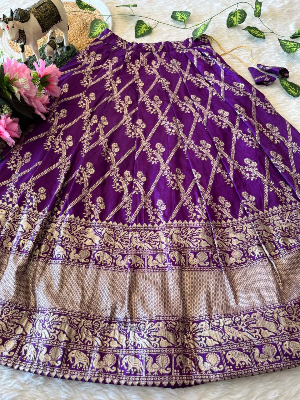 ✨ Zari Dola Heritage – Kids Designer Lehenga Set ✨