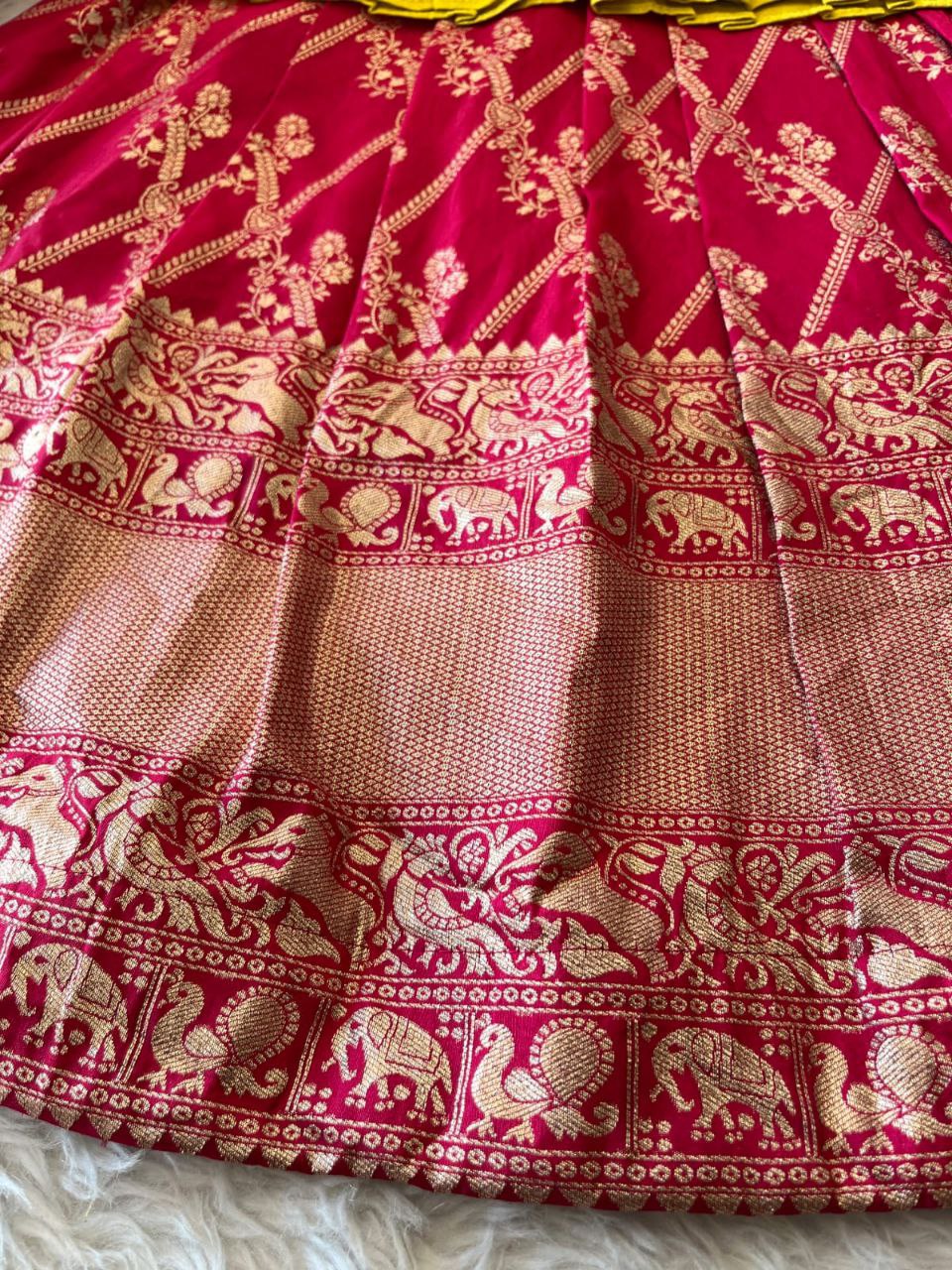✨ Zari Dola Heritage – Kids Designer Lehenga Set ✨