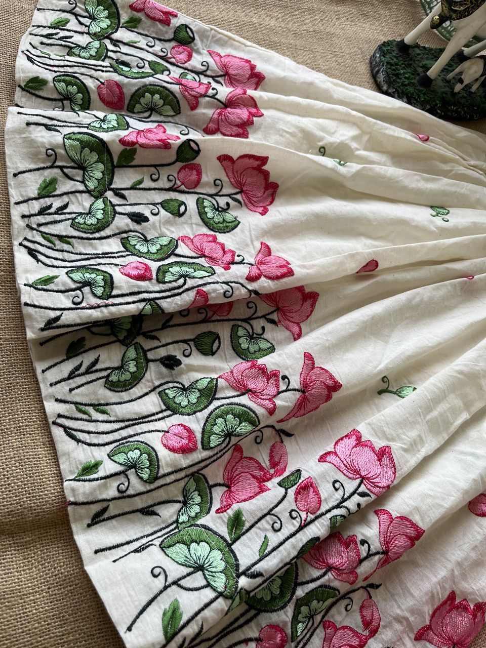 🪷 Lotus Bloom Grace – Kids Designer Gown 🪷