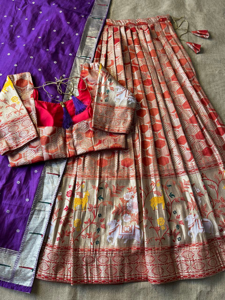 🐄 Pichwai Divine Grace – Designer Lehenga Set ❤️