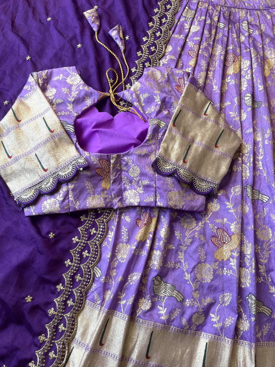 🌸 Evergreen Muniya Paithani – Designer Lehenga Set 🌸