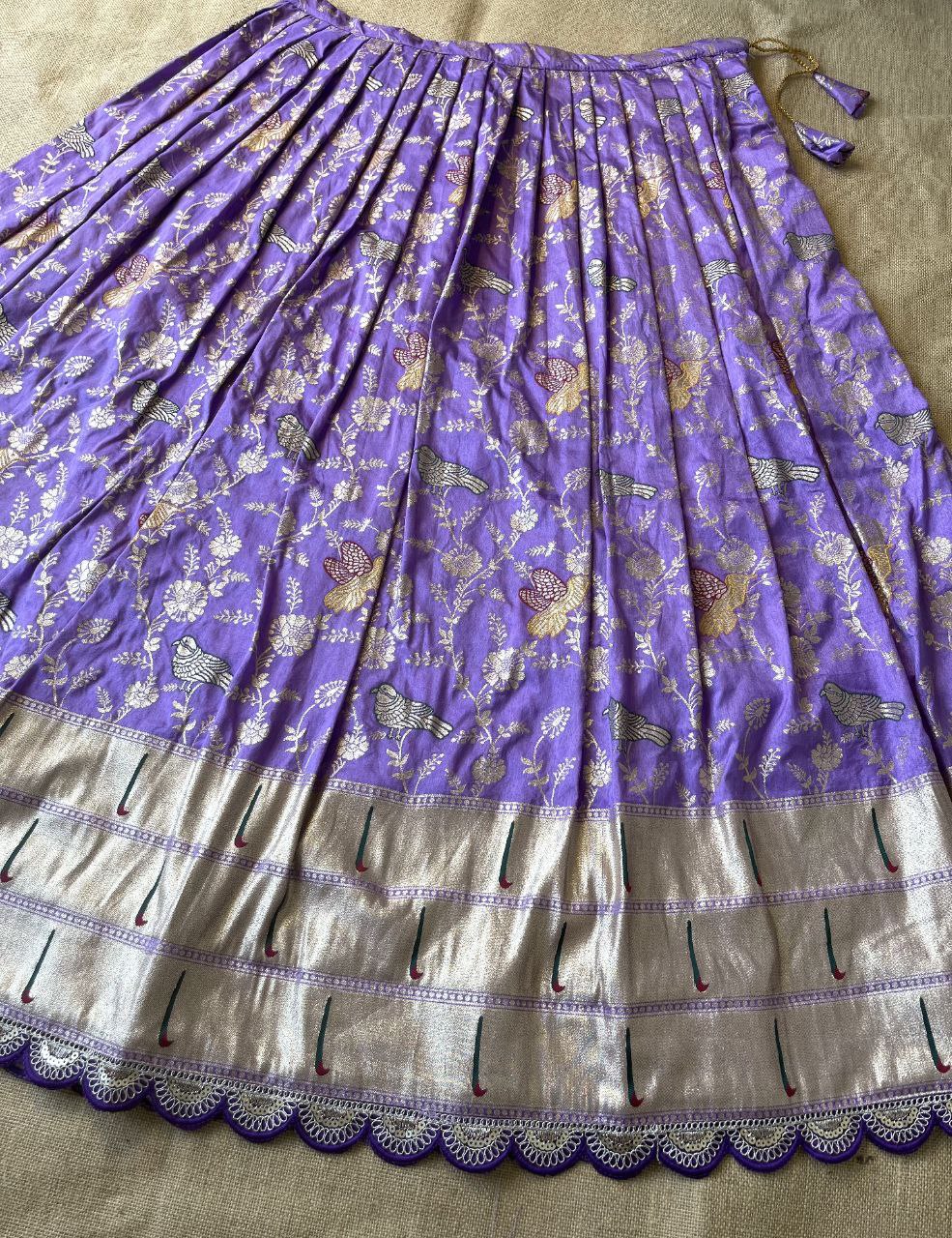 🌸 Evergreen Muniya Paithani – Designer Lehenga Set 🌸