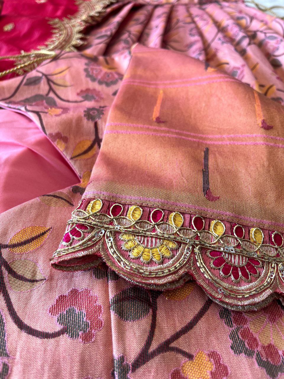 ❤️ Pongal Festive Bloom – Designer Lehenga Set ❤️