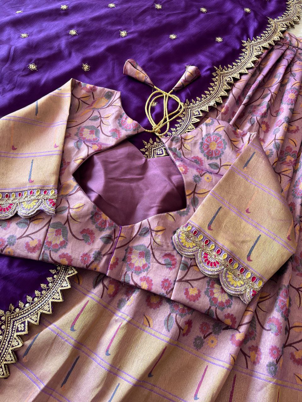 ❤️ Pongal Festive Bloom – Designer Lehenga Set ❤️