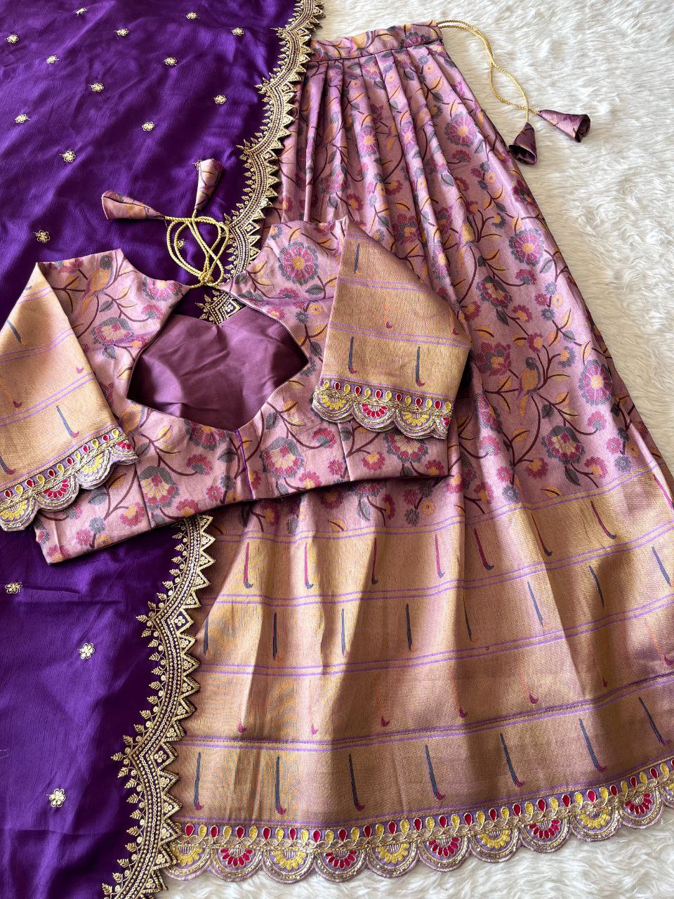 ❤️ Pongal Festive Bloom – Designer Lehenga Set ❤️
