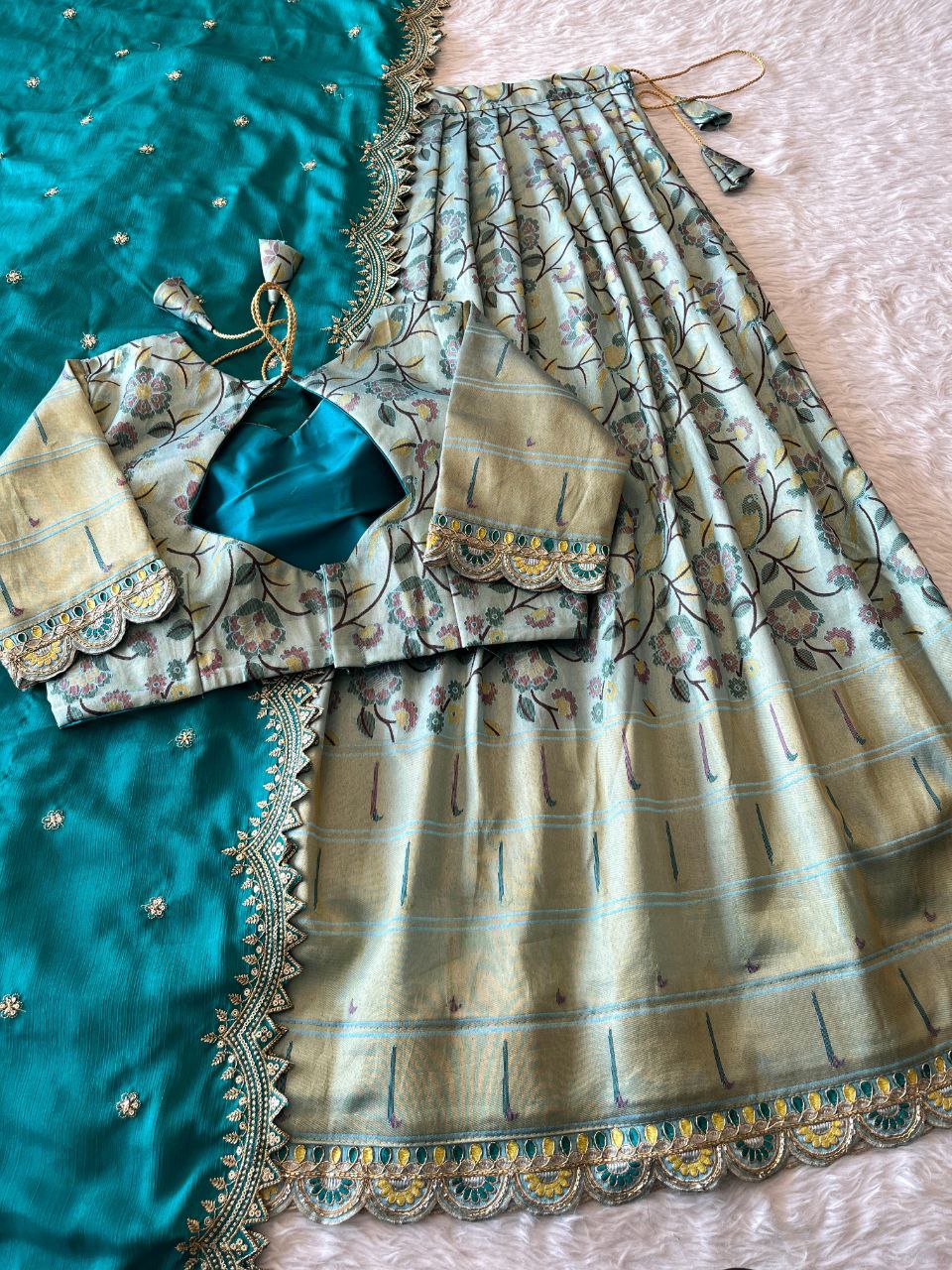 ❤️ Pongal Festive Bloom – Designer Lehenga Set ❤️