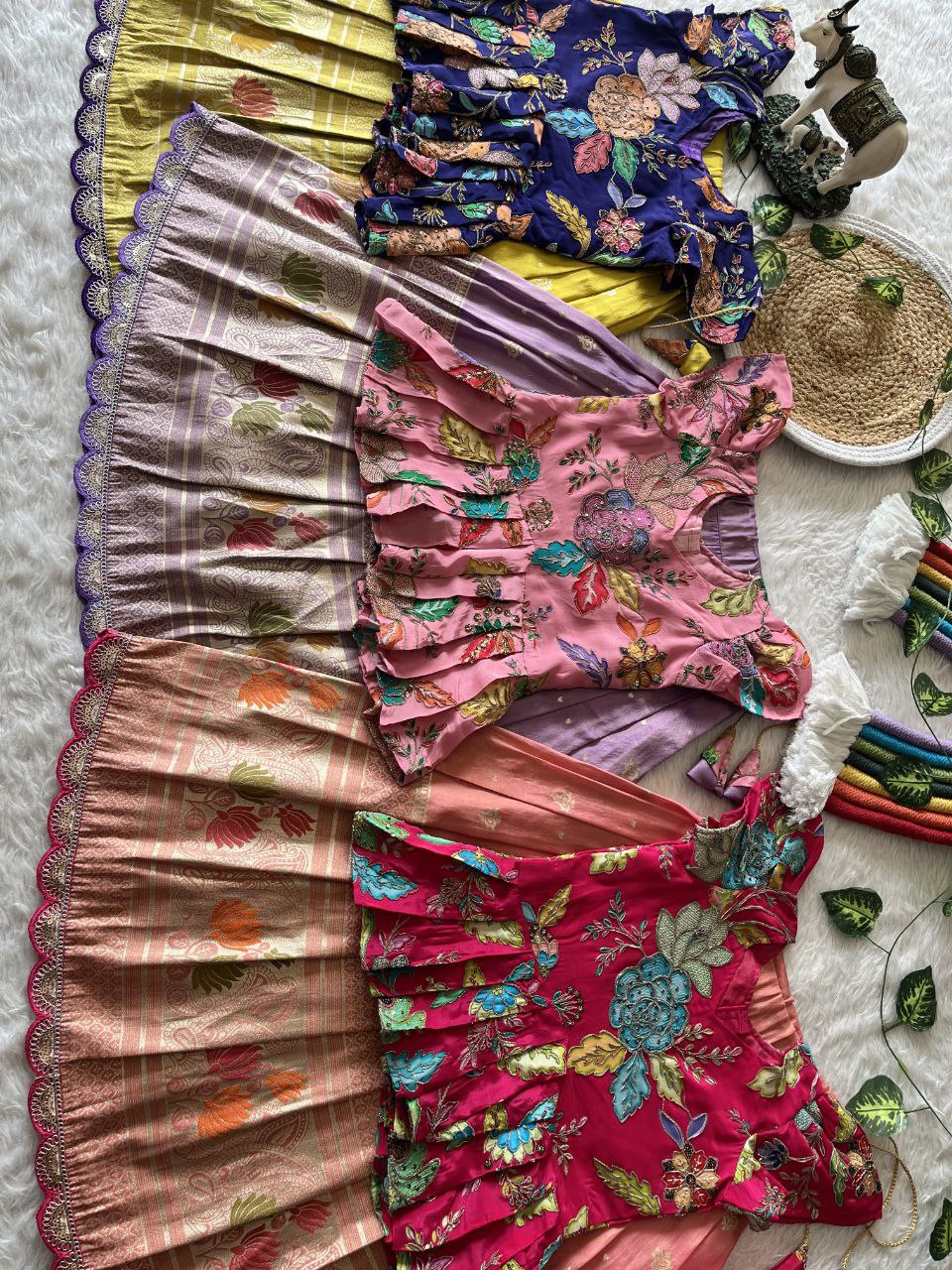 🪷 Lotus Love Royale – Kids Designer Lehenga Set ❤️