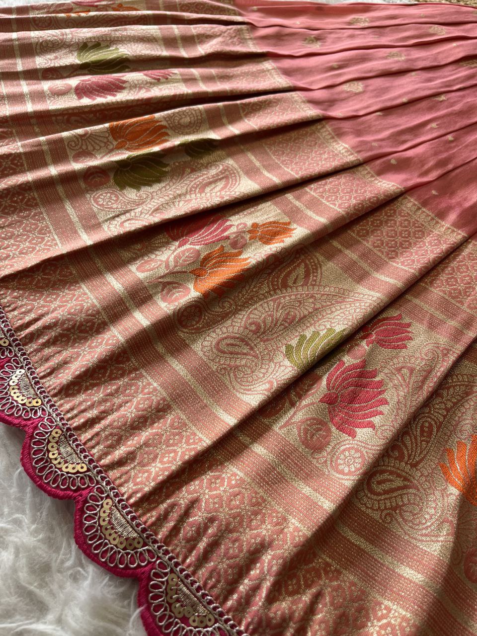 🪷 Lotus Love Royale – Kids Designer Lehenga Set ❤️