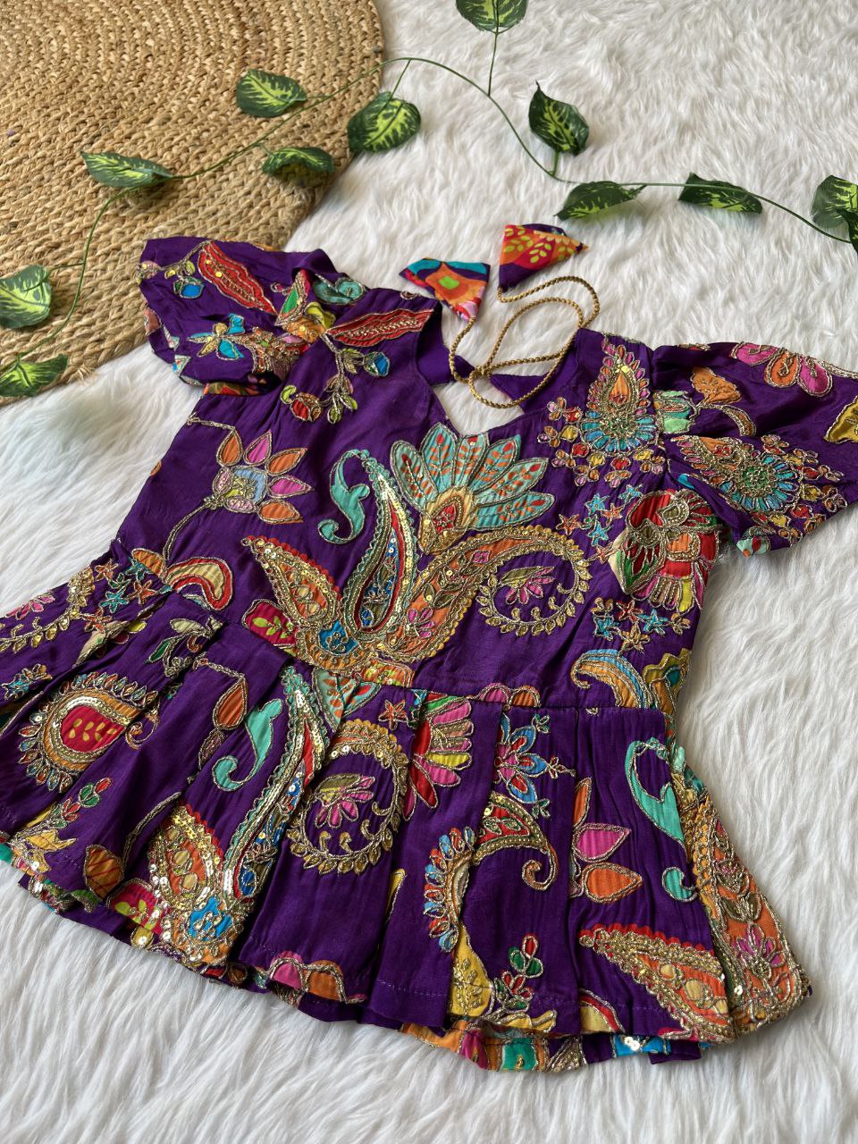 ❤️ Pattu Pavadai Royal Shine – Kids Traditional Set ❤️