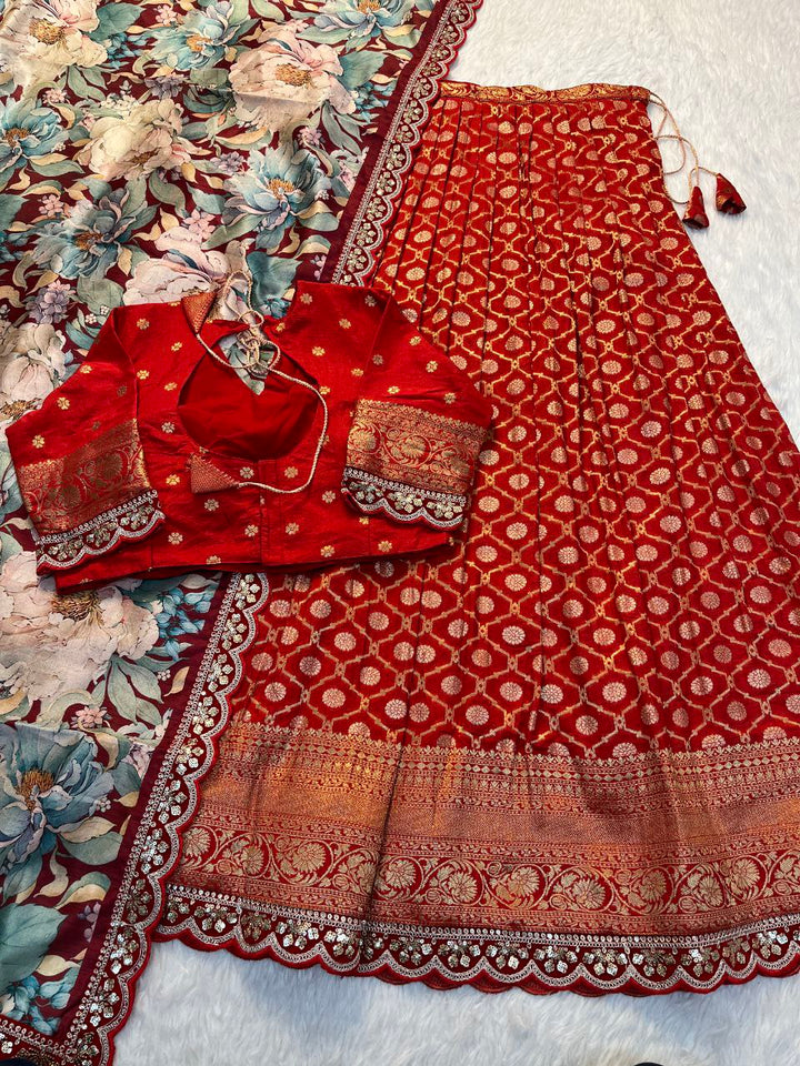 ✨ Banarasi Meena Royale – Designer Lehenga Set ✨