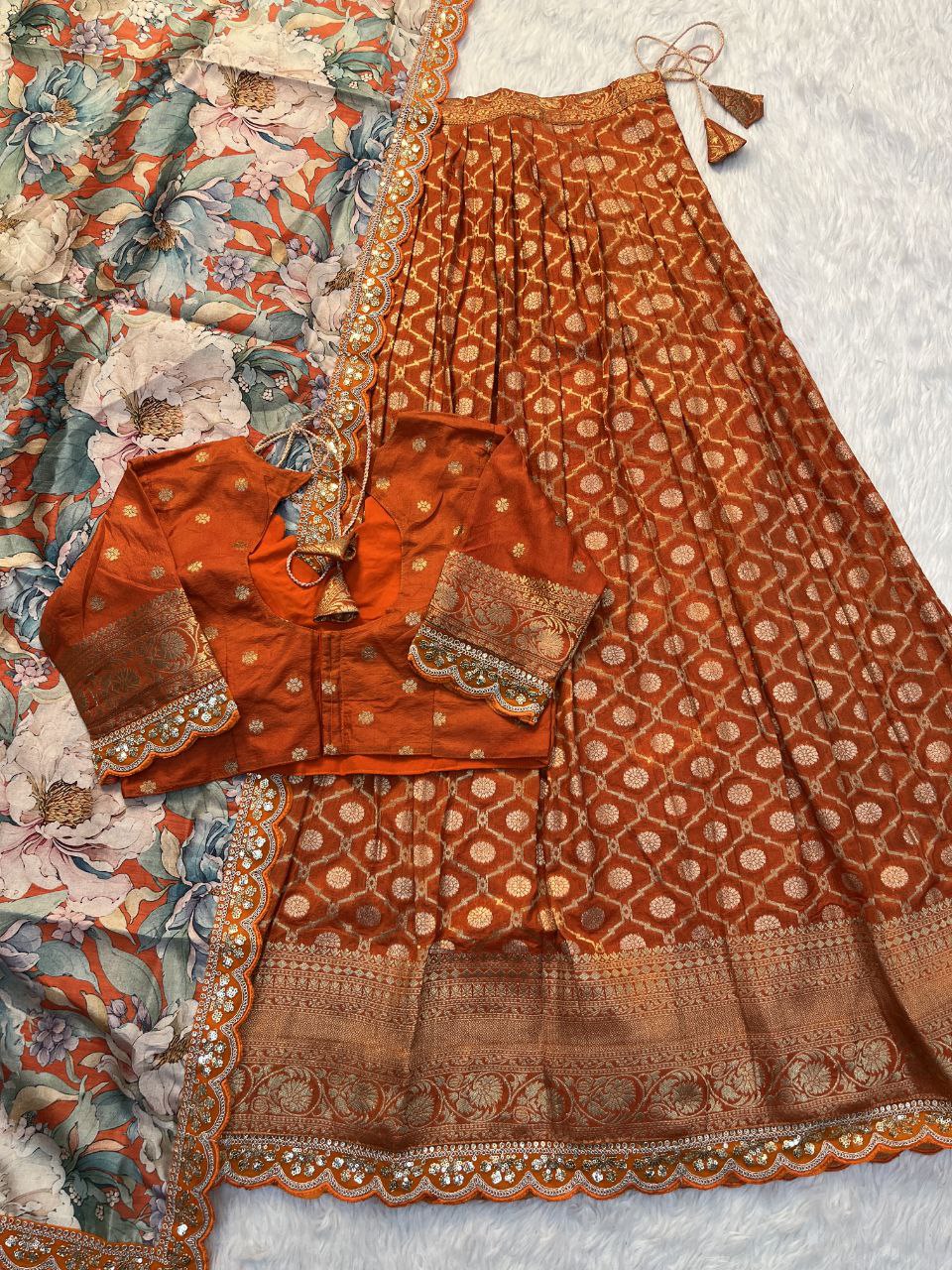 ✨ Banarasi Meena Royale – Designer Lehenga Set ✨