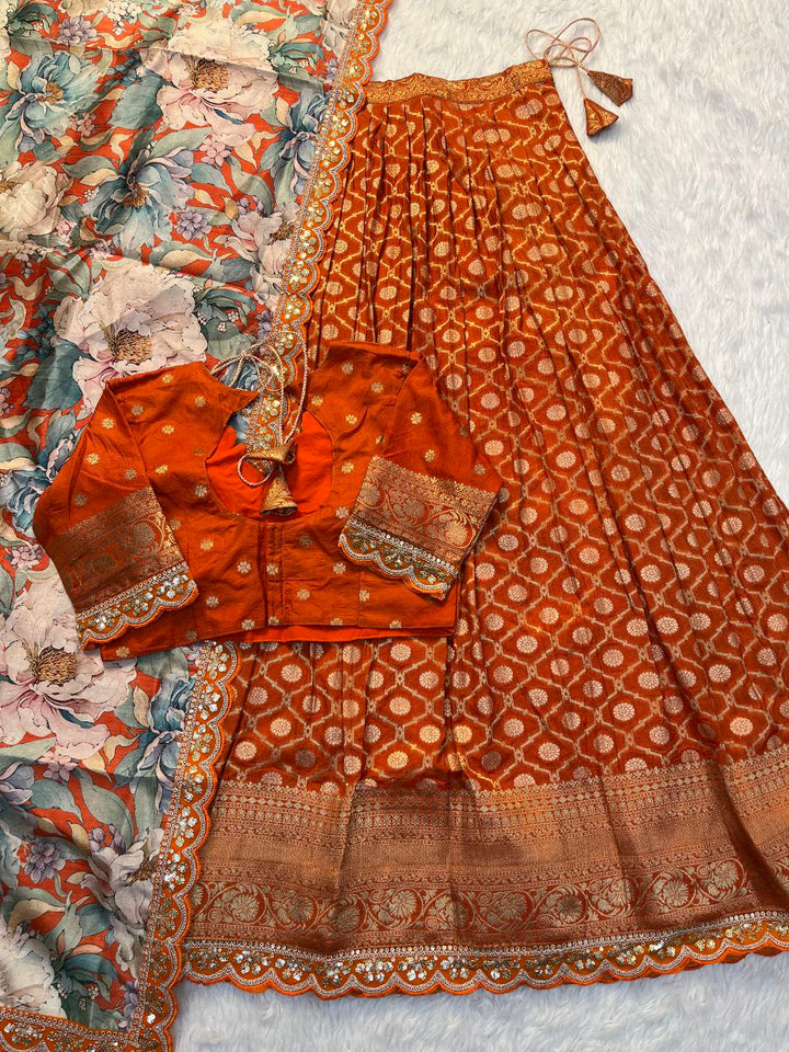 ✨ Banarasi Meena Royale – Designer Lehenga Set ✨