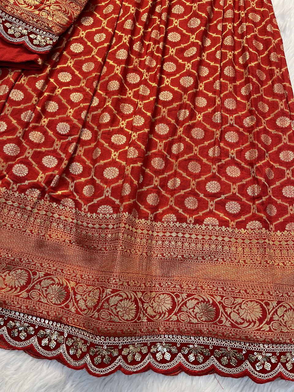 ✨ Banarasi Meena Royale – Designer Lehenga Set ✨