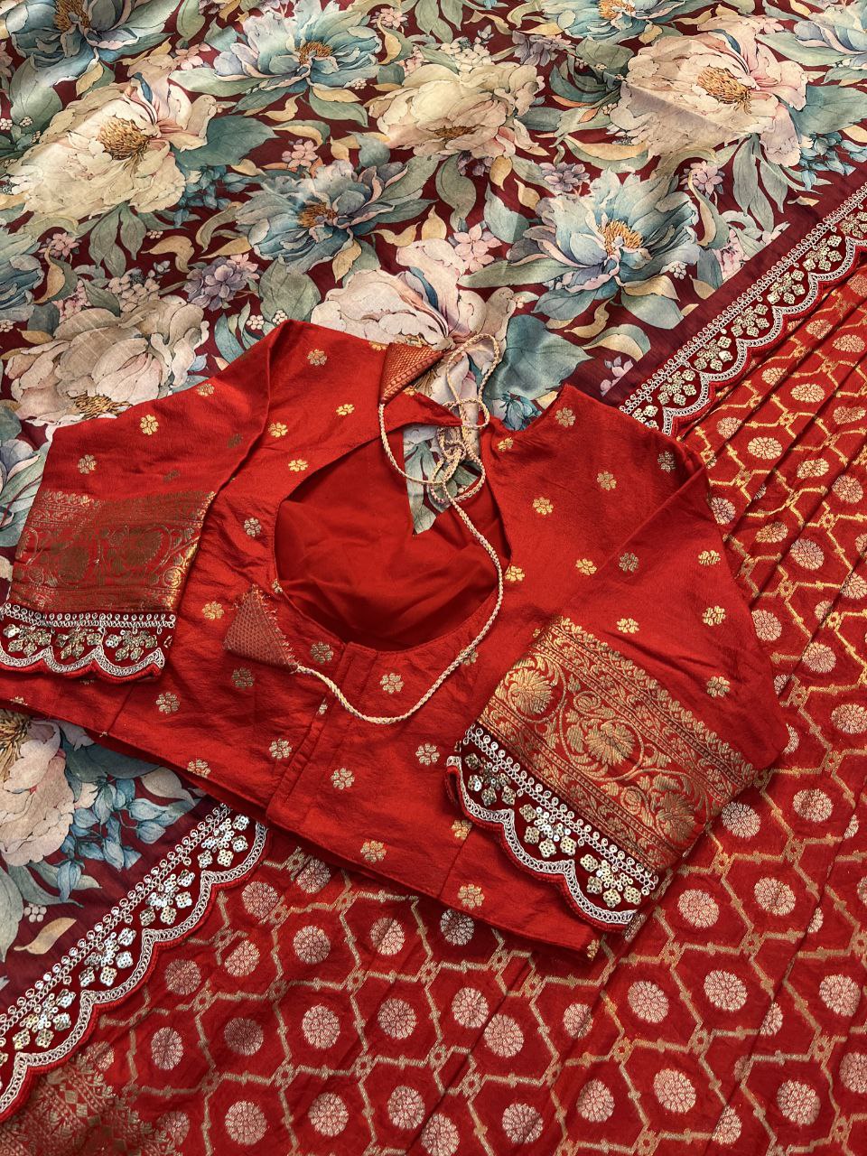 ✨ Banarasi Meena Royale – Designer Lehenga Set ✨