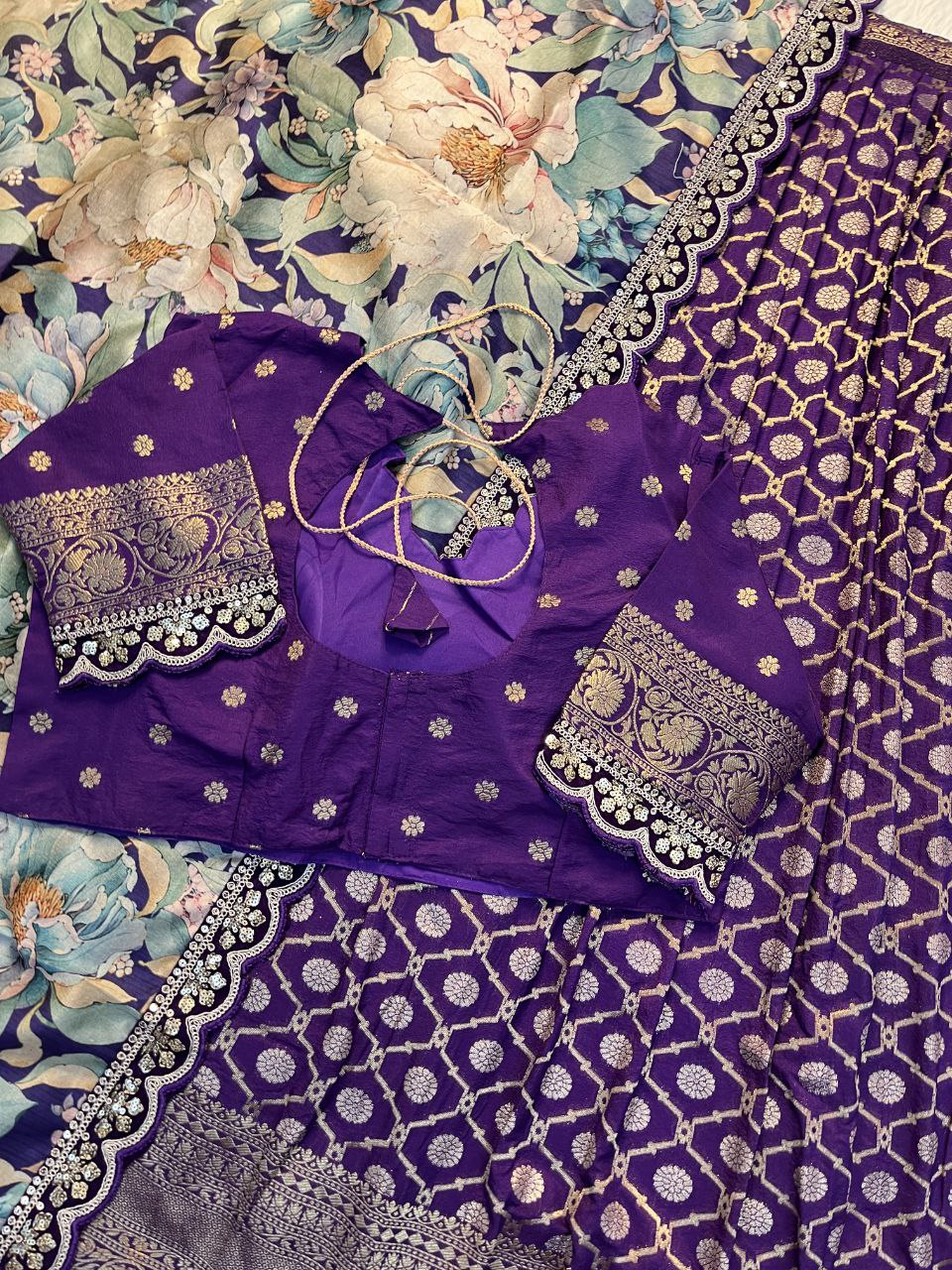 ✨ Banarasi Meena Royale – Designer Lehenga Set ✨