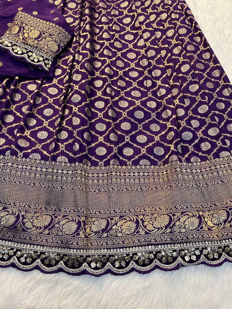✨ Banarasi Meena Royale – Designer Lehenga Set ✨