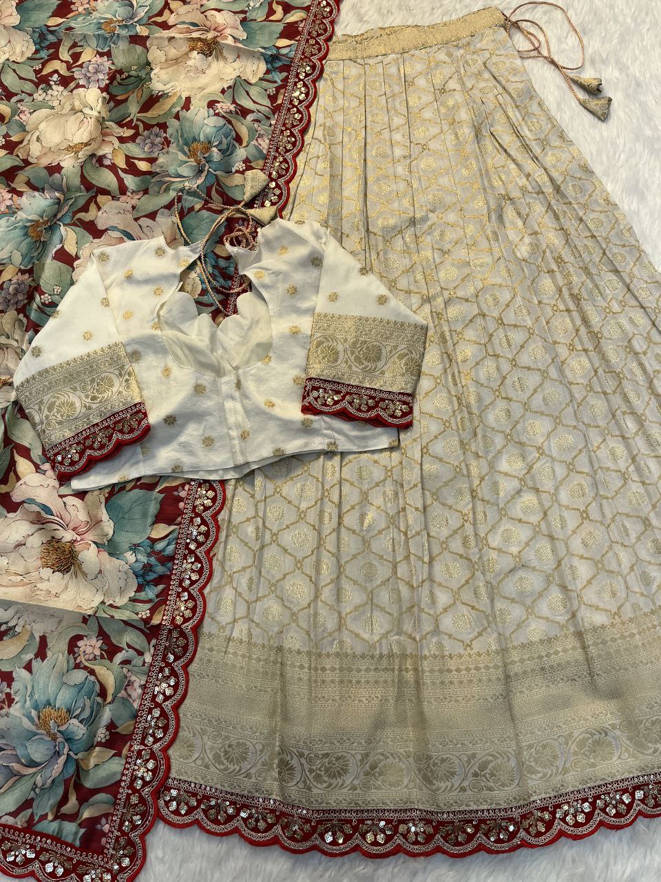 ✨ Banarasi Meena Royale – Designer Lehenga Set ✨