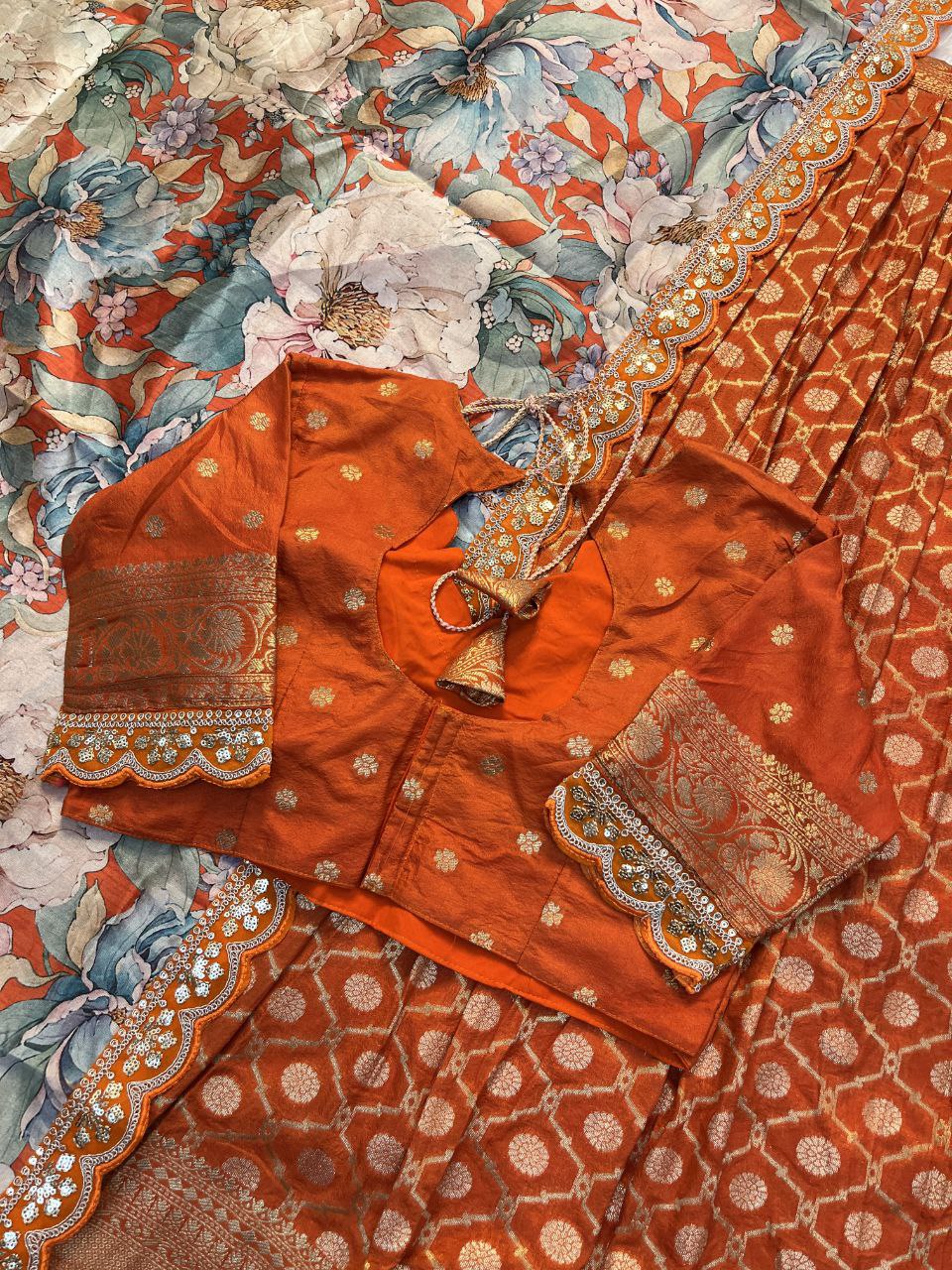 ✨ Banarasi Meena Royale – Designer Lehenga Set ✨