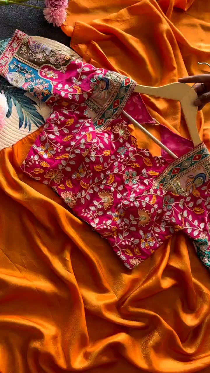 Trending Boys Dhoti Kurta Set – Embroidered Viscose Crepe Kurta with Zari Woven Tissue Dhoti